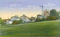 Section of Shaker Village, Sabbathday Lake, ME